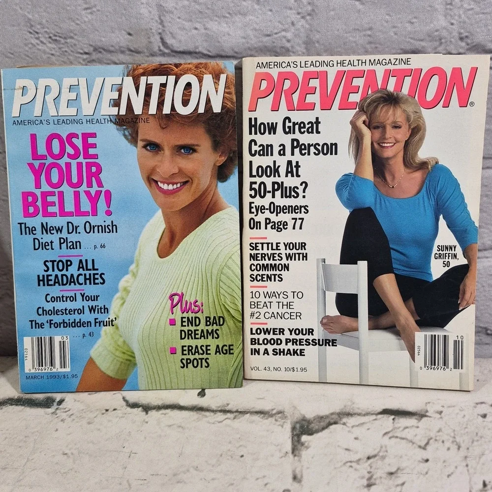 Prevention Magazine‎ Lot Of 10 Vintage 90's